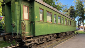 Železniční vagón, ve kterém Stalin cestoval do Jalty na konferenci