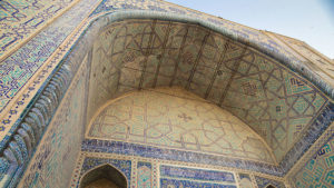 Výzdoba staveb v Samarkandu je nádherná!
